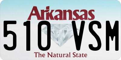 AR license plate 510VSM