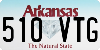 AR license plate 510VTG