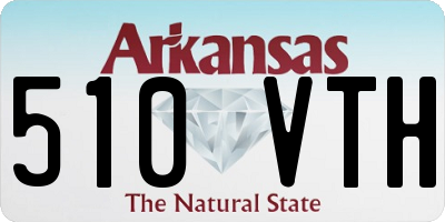 AR license plate 510VTH