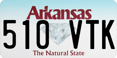 AR license plate 510VTK