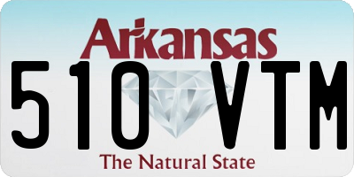 AR license plate 510VTM