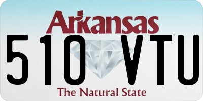 AR license plate 510VTU