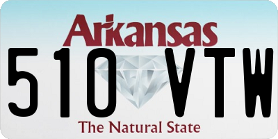 AR license plate 510VTW