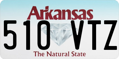 AR license plate 510VTZ