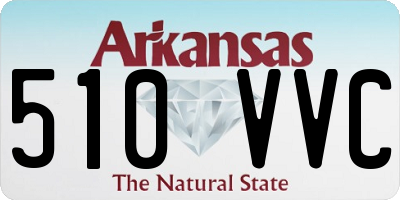 AR license plate 510VVC