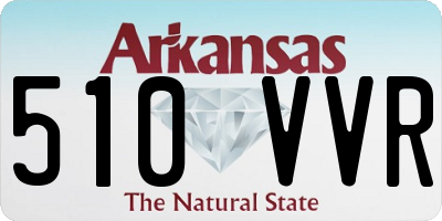 AR license plate 510VVR