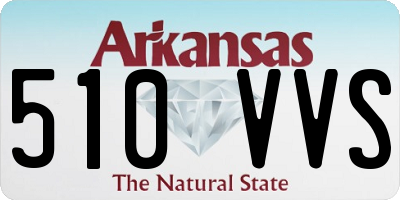 AR license plate 510VVS