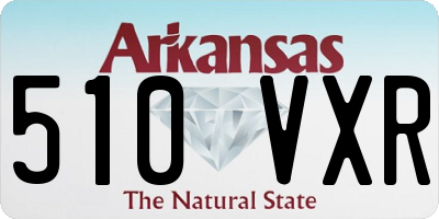 AR license plate 510VXR