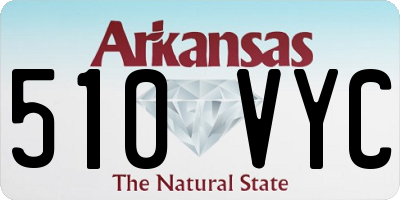 AR license plate 510VYC