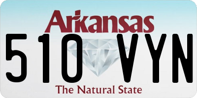 AR license plate 510VYN