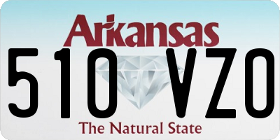 AR license plate 510VZO