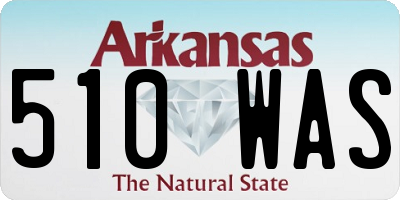 AR license plate 510WAS