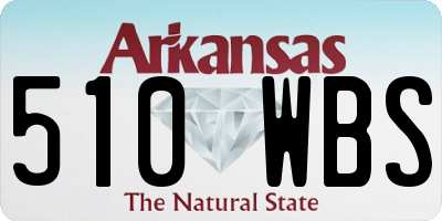 AR license plate 510WBS