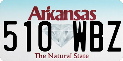 AR license plate 510WBZ
