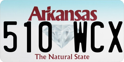 AR license plate 510WCX