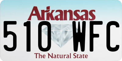 AR license plate 510WFC