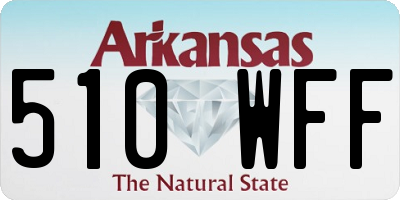 AR license plate 510WFF