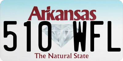AR license plate 510WFL