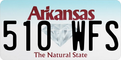 AR license plate 510WFS