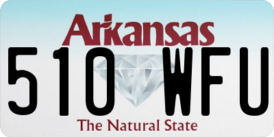 AR license plate 510WFU