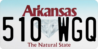 AR license plate 510WGQ
