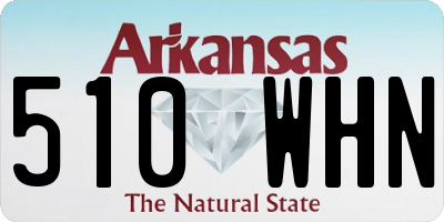 AR license plate 510WHN