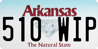 AR license plate 510WIP