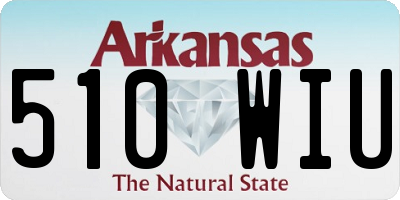 AR license plate 510WIU