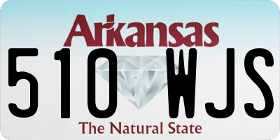 AR license plate 510WJS