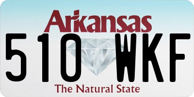 AR license plate 510WKF