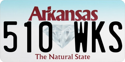 AR license plate 510WKS