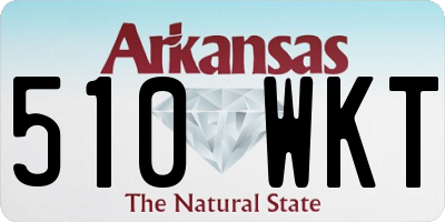 AR license plate 510WKT
