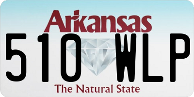AR license plate 510WLP