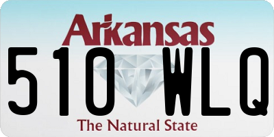 AR license plate 510WLQ