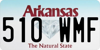 AR license plate 510WMF