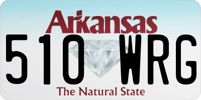 AR license plate 510WRG