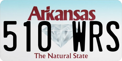 AR license plate 510WRS