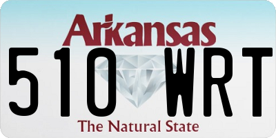 AR license plate 510WRT