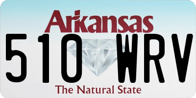 AR license plate 510WRV