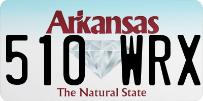 AR license plate 510WRX