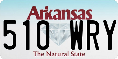 AR license plate 510WRY