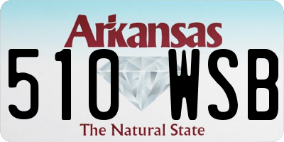 AR license plate 510WSB
