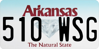 AR license plate 510WSG