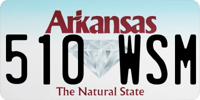 AR license plate 510WSM
