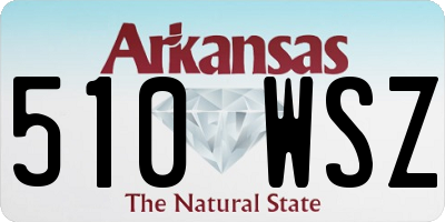 AR license plate 510WSZ