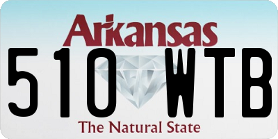 AR license plate 510WTB