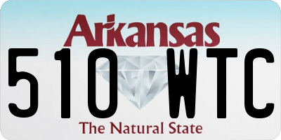 AR license plate 510WTC