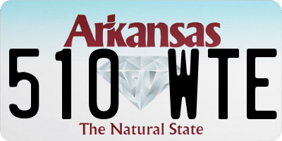 AR license plate 510WTE