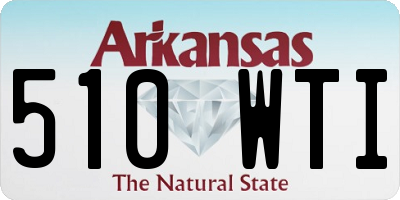 AR license plate 510WTI