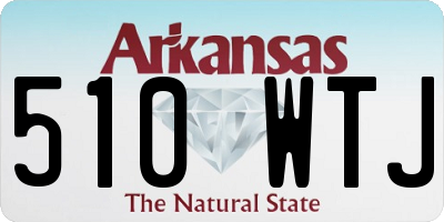 AR license plate 510WTJ